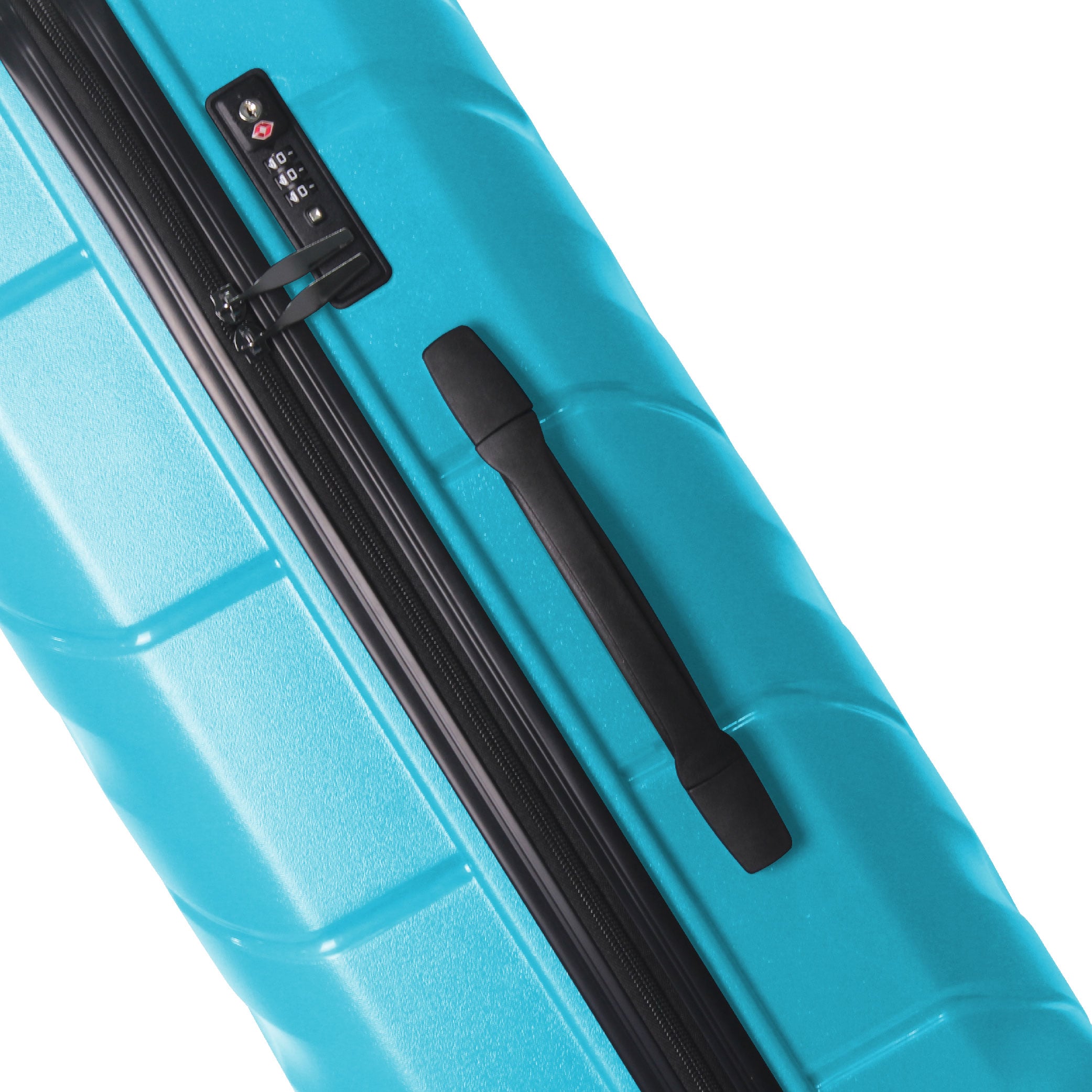 3-Piece Luggage Sets (20", 24", 28"), Suitcase With Wheels, Hardside Suitcase With Four Spinner Wheels And Scratch-Resistant Surface, Peacock Blue
_voghion.com